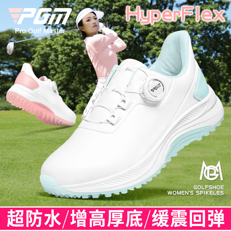 2026 New Summer Golf Shoes for Women, Waterproof, Women's Knob Height-Increasing Shoes, Non-Slip Women's Sports Shoes