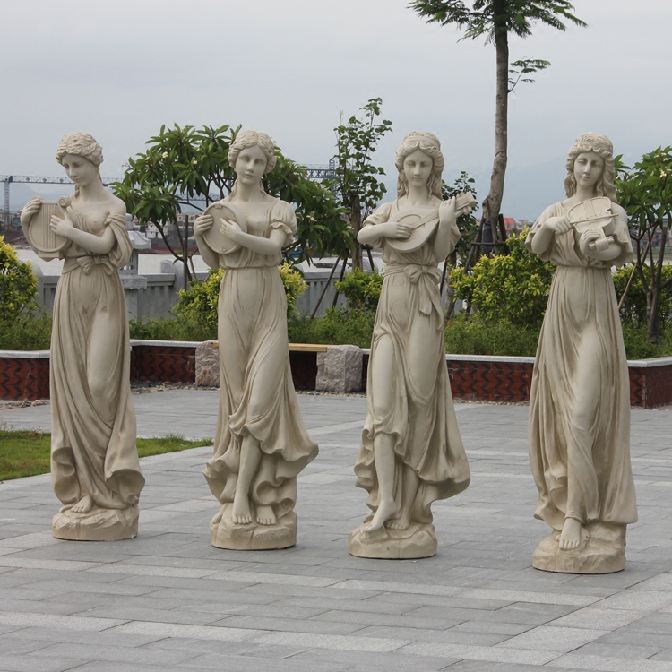 Eurostyle large welcome instrument figure Sculpture Garden Hall Hotel KTV Home Decorative Handicraft Swing Accessories
