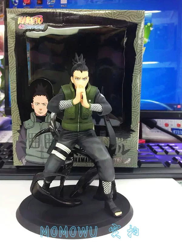 MOMOWU Premium Narutu Naruto Nara Shikamaru PVC Hình - Capsule Đồ chơi / Búp bê / BJD / Đồ chơi binh sĩ