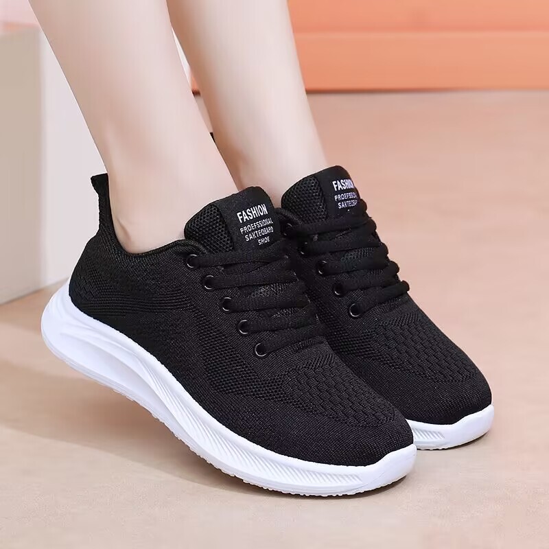 Women's Summer Lightweight New Style Work Shoes, Women's All-Season Breathable Versatile Casual Shoes, Soft Sole, Non-Slip