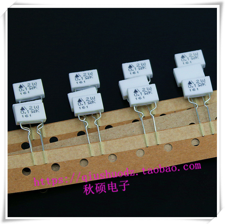 Original Panasonic Panasonic High Power Ceramic Resistance 2W0 1R0 1 ohm Unsensitive Cement Resistance Strap