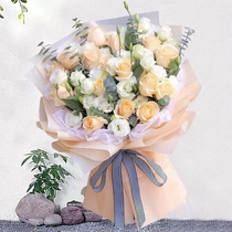 Rose florist Hangzhou flower shop Ningbo Wenzhou Jiaxing orders flowers and flowers Tongcheng Express in Shuaxing Jinghua Quzhou in Huzhou