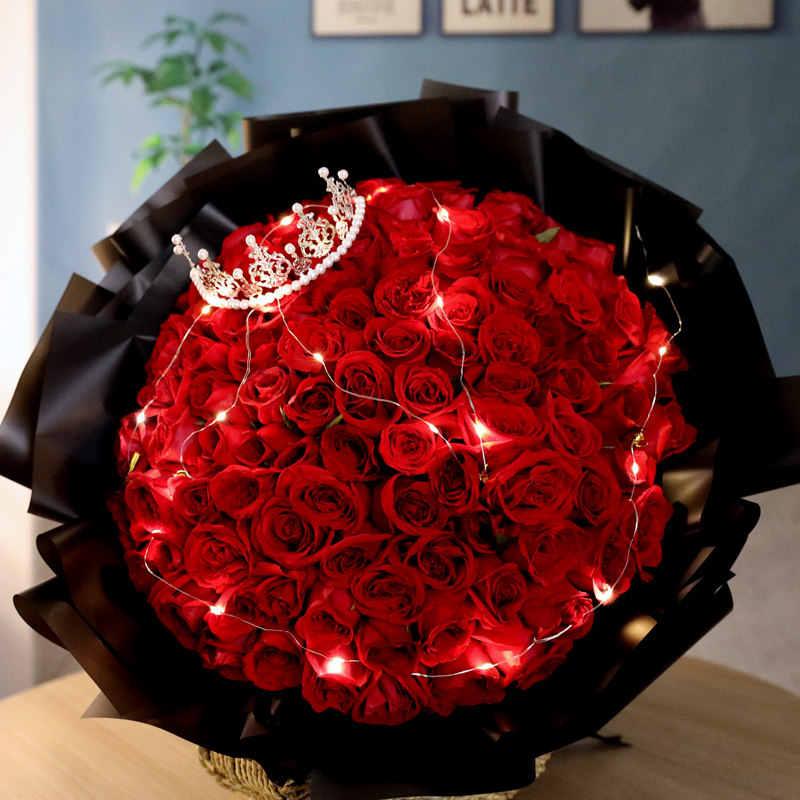 99 red roses in the same city delivery express Beijing, Tianjin, Guangzhou, Shenzhen, Nanjing, Xi'an, Taiyuan, Hangzhou, Nanning