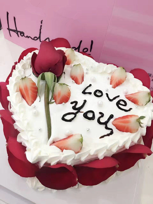 Rose fruit birthday cake booking same city delivery Guangzhou Tongling Loudi Tonghua Zhanjiang Shenzhen District Express