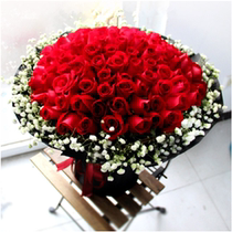 99 Red Rose Jilin City Sends Flowers White City Flower Shop White Mountain Dandong Booking Flower Photos of Hunchun flowers Tongcheng Express