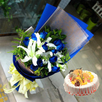 Flower birthday cake booking in the same city express Heyuan Jiangmen City Shanwei Zhaoqing Yangjiang Shaoguan City delivery door-to-door