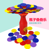 Brain power battle bottle challenge stacked music game board game childrens educational toys parent-child interactive intelligence toy
