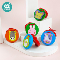 Qianwei castanets Percussion instruments ORF 1-2 years old children early education puzzle wooden baby toys enlightenment listening