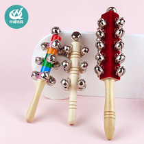 Qianwei kindergarten ORF musical instrument 13 bell stick bell string bell 21 bell shake Suzuki music perception coordination toy