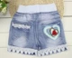 Quần short denim nữ mùa hè mỏng mặc thời trang Hàn Quốc 2019 mới mùa hè đầm lỗ quần trẻ em nóng bỏng - Quần jean quần jean nam mùa đông 1-7 tuổi