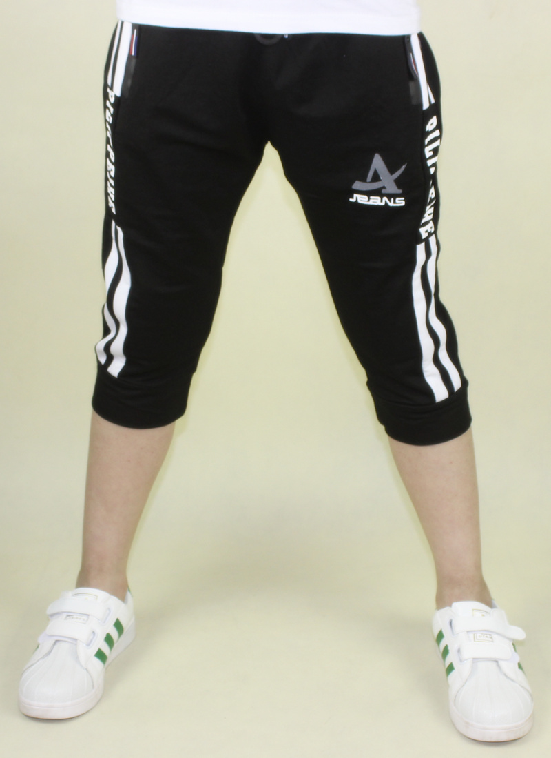 Childrens childrens chàng trai quần mùa hè căng mỏng sweatpants boy đàn hồi trai trẻ em trung niên bảy điểm quần mất bình thường.