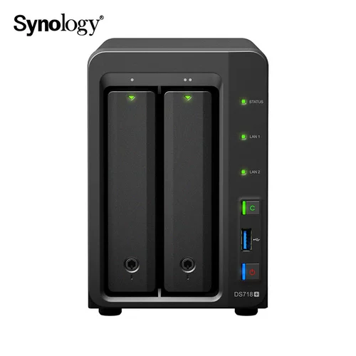 Synology DS718+хранилище NAS Host Synology Family Group Hui Private Cloud 2 Диск Enterprise LAN Обмен жесткие дисковые короб