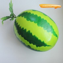 Light simulation fruit and vegetable big model farmhouse display big watermelon model Halloween decorative props show