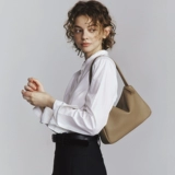 avalea Кожаная сумка на одно плечо, модная сумка подмышку, портативная небольшая сумка, французский стиль, из натуральной кожи