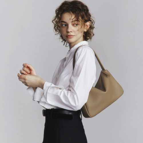 avalea Кожаная сумка на одно плечо, модная сумка подмышку, портативная небольшая сумка, французский стиль, из натуральной кожи