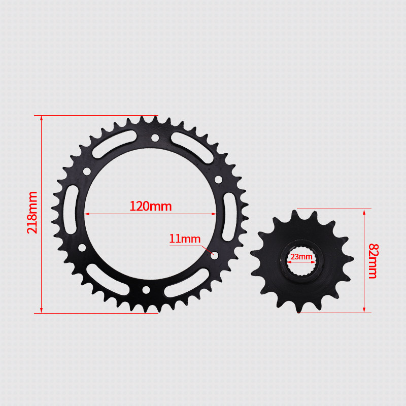 Motorcycle Accessories Are Suitable for Yamaha TTR250 Size Gears, Large and Small Flywheel, Crankset, Small Sprocket, Chainring