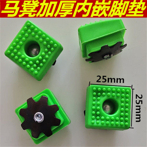 Manufacturer direct marketing horse stool accessories 25 square pipe universal thickened anti-slip silent in-line sheet steel anti-wear footbed