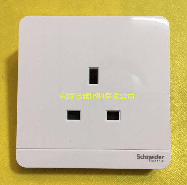 Schneider's Shang Ying style 13a white socket E83426 WE-Taobao