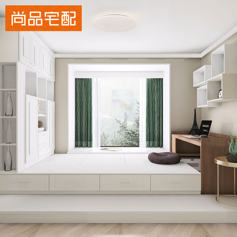 Shangpin home delivery small bedroom Tatami custom Japanese-style children's room Overall collapse of the bed wardrobe one small apartment type
