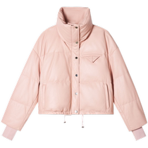 Psalms special selection of winter sheepskin duck down shawl collar flight jacket down jacket fur