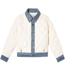 Keyanqiu denim duck down shirt down jacket