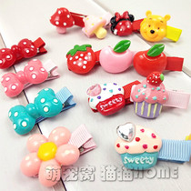 Cartoon Cute Cute Dog Hair Clip Pet Head Floral Head Accessories Teddy Bibi Bear Clip Ornament A Dress