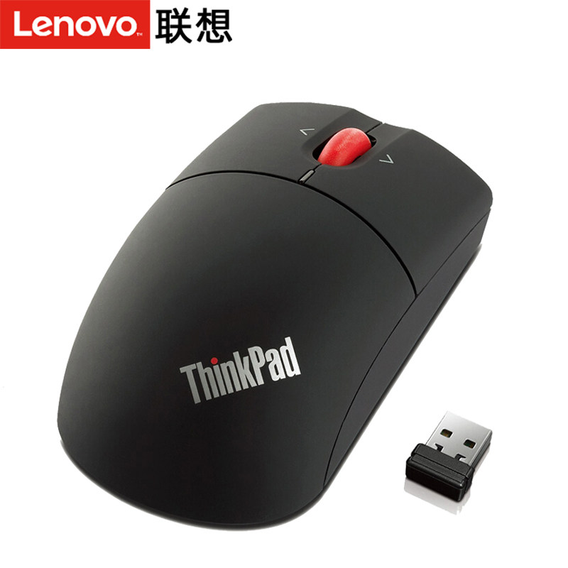 Lenovo ThinkPad Wireless Laser Mouse Notebook Small IBM Computer Classic 0A36193 Universal Optoelectronic Slip Rat Mat Portable Small Black Frosted Black Home Office Guarantee
