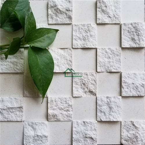 Натуральная культура камень телевизионный фон стена мраморная мозаика бай -шаз лапша гостиная крыльца Трехмерная настенная плитка