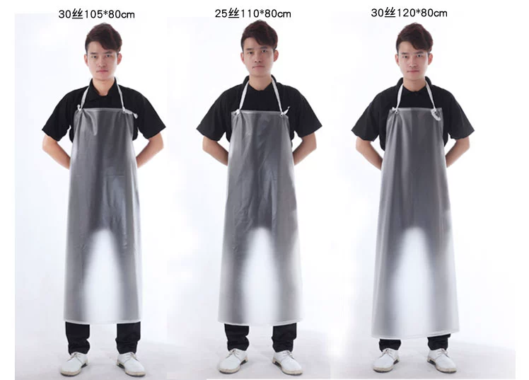 Xingkai bảo vệ bếp mới tùy chỉnh trong suốt tạp dề chống thấm nước nữ chống dầu phần mỏng phục vụ tại nhà quần áo làm việc đặc biệt