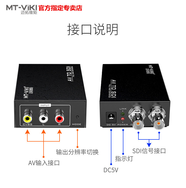 Maituo Vmoments CVBS AV Go SDI Converter HD Film 1080P Broadcast Level Computer Monitoring 1 minute 2