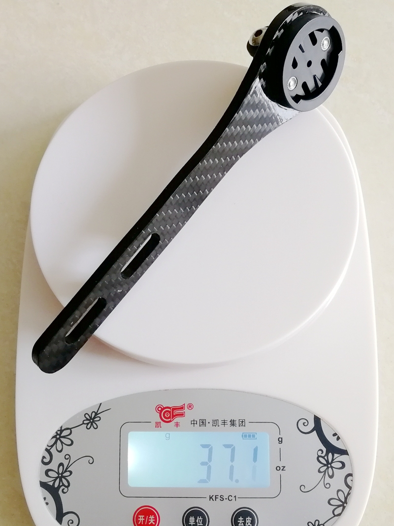 Carbon fiber handlebar stopwatch bracket fits Garmin MOST light stand F120 frame bracket