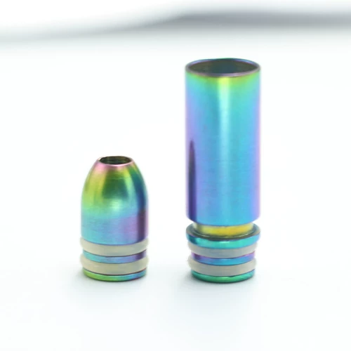 Когда -нибудь 510 из нержавеющей стали радужная цветная пуля табачная бакна может собрать капельный рот 510 капельный наконечник 0016