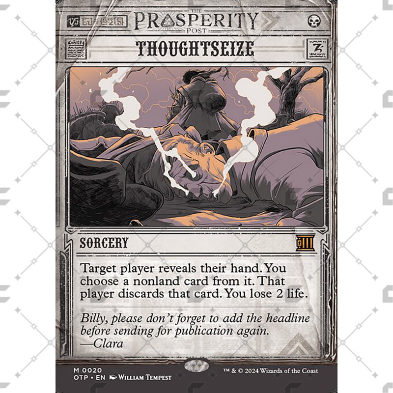 【Coptus】 Magic: the Gathering Thoughtseize English Otp-20 【Coptus】 Magic: the Gathering Thoughtseize English Otp-20