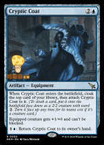 隐密大衣Cryptic Coat万智牌MTG庄园谋杀案MKM50英文平 闪