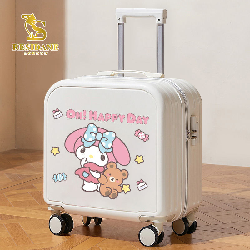 Japan Residane Cartoon Melody Luggage Women's New 20inch Boarding Case Children's Mountable Suitcase