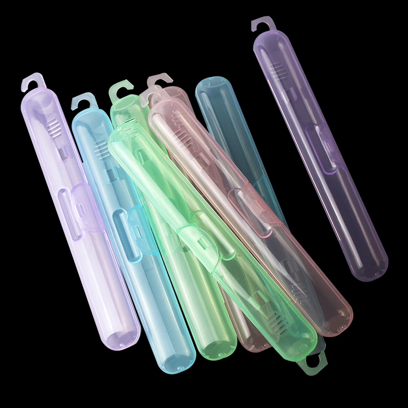 Toothbrush box travel box portable box toothbrush rack toothbrush wall rack toothbrush plastic color box toothbrush PP box