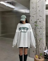 (two) ZzZ Korea Dongdaemun Spring Festival Letters Printed Loose Sportswear 2094