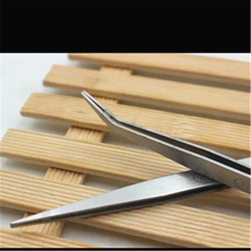 Sewing tools sewing machine accessories straight tweezers thickened hardness strong bending tweezers straight clip curved clip clip thread head