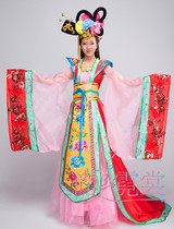 Ancient womens clothing Tang Dynasty Han Dynasty Queen ancient performance suit Princess trailing performance suit Beijing rental
