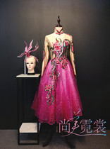 (Beijing rental) Annual meeting opening dance pink dance dress puffy dance dress dress women modern dance dress