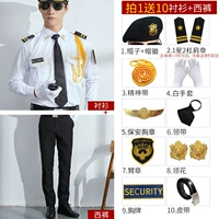 Long -sleeved+брюки+берет+1 звезда 2 бар+10