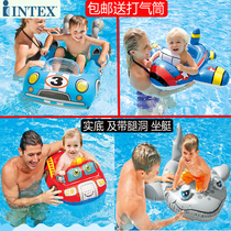 Hot spring INTEX59380 swimming pool cruiser childrens sitting circle cartoon shape inflatable swimming circle playing water toys