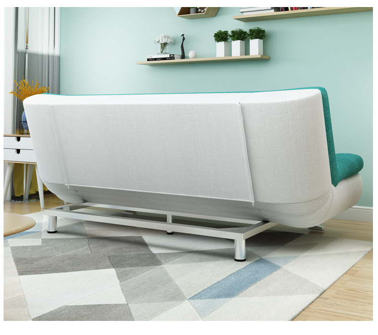 Phòng khách với đôi giường sofa gập đa chức năng căn hộ nhỏ bằng gỗ kép sử dụng tiết kiệm 1,5 mét rửa IKEA - Ghế sô pha sofa phòng khách nhỏ giá rẻ