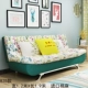 Phòng khách giường sofa đa chức năng có thể gập kép sử dụng đơn giản đơn hoặc kép tối giản hiện đại IKEA nhỏ căn hộ 1,5 m - Ghế sô pha