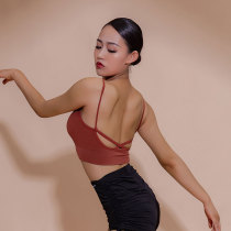 Gloria Dancewear Summer Fashion New Female Adult Latin Chacha Sling Beautiful Back Cross Belt Bottom Bra