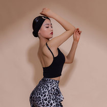 Gloria dance clothes summer fashion new female adult Latin Chacha thread U-shaped beautiful back sports practice top