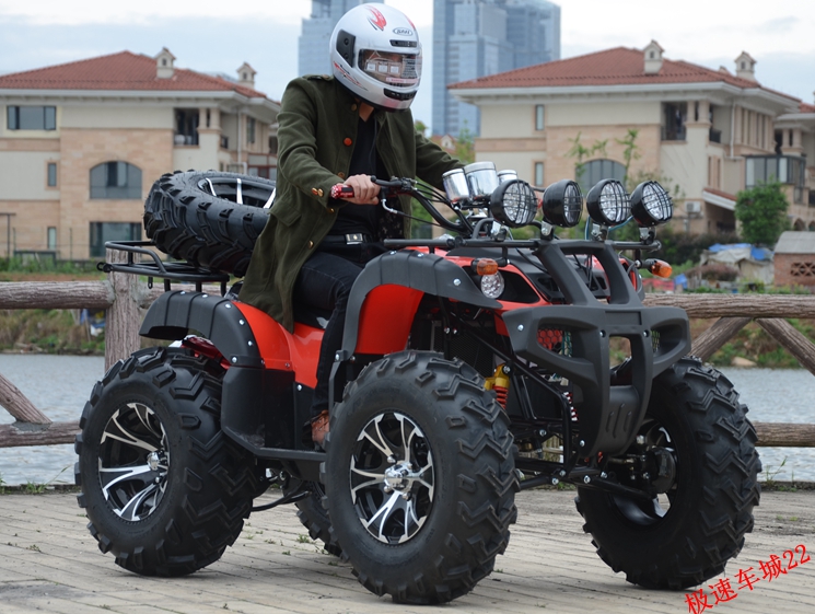 Tất cả các địa hình 250 làm mát bằng nước lớn bull ATV bốn bánh off-road xe máy dành cho người lớn xăng xe đạp leo núi trục truyền