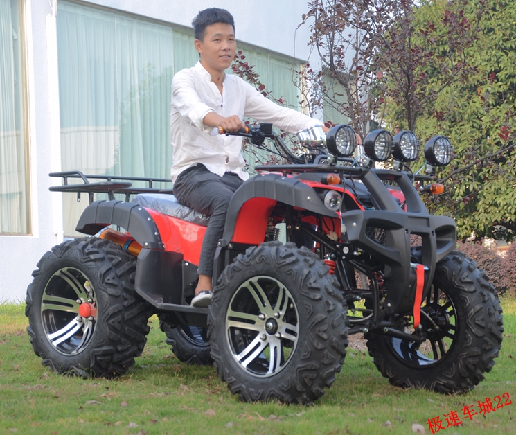 Tất cả các địa hình 250 làm mát bằng nước lớn bull ATV bốn bánh off-road xe máy dành cho người lớn xăng xe đạp leo núi trục truyền