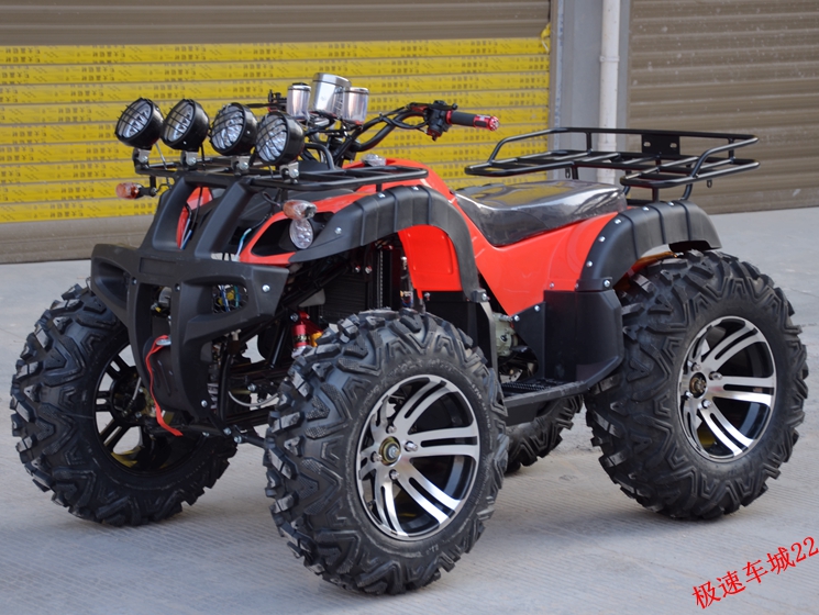 Tất cả các địa hình 250 làm mát bằng nước lớn bull ATV bốn bánh off-road xe máy dành cho người lớn xăng xe đạp leo núi trục truyền