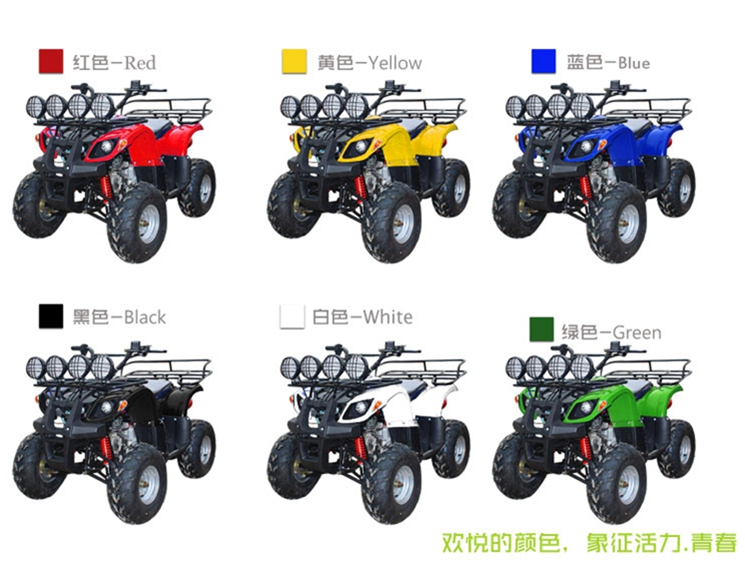 Tất cả các địa hình 250 làm mát bằng nước lớn bull ATV bốn bánh off-road xe máy dành cho người lớn xăng xe đạp leo núi trục truyền